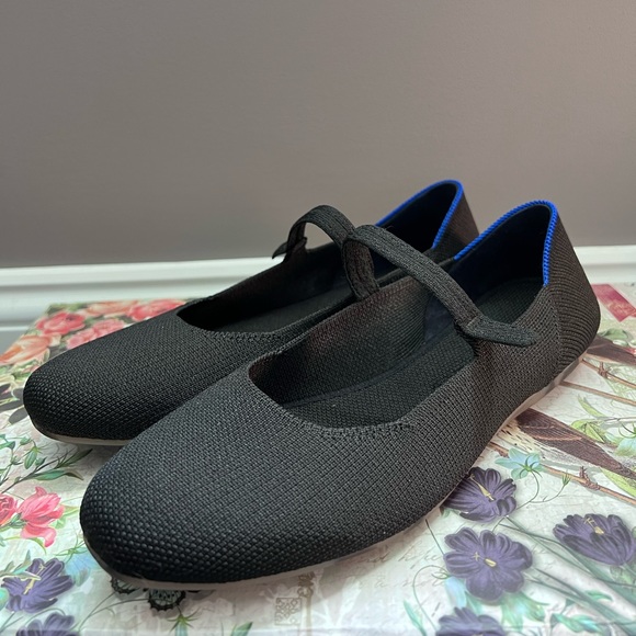 Rothy's Shoes - Black Rothy’s The Square Mary Jane Flats